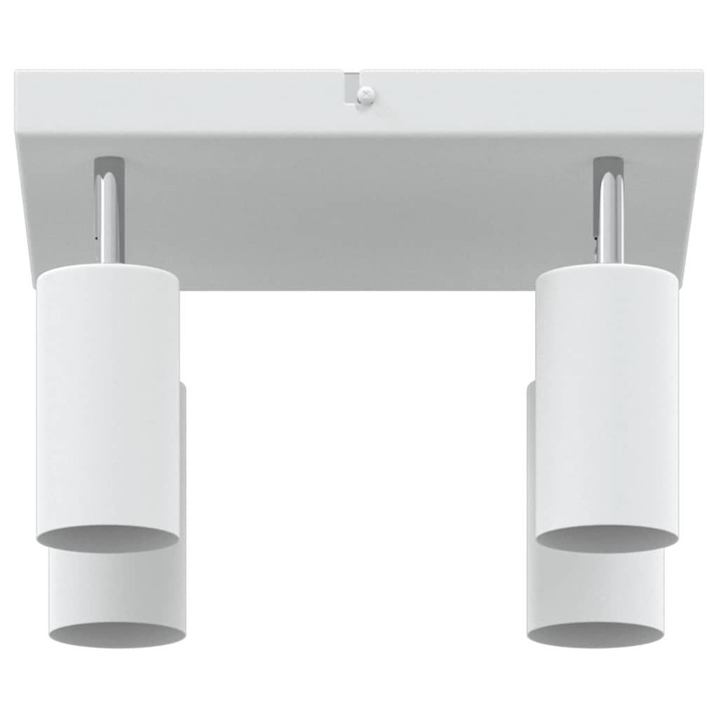 Plafondspot met schijnwerpers Wit 26 x 26 x 16 cm Metaal