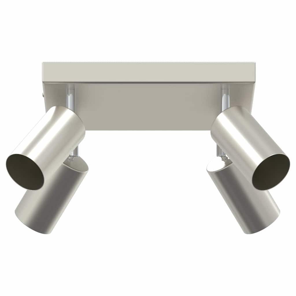 Plafondspot met schijnwerpers Nikkel 26 x 26 x 16 cm Metaal