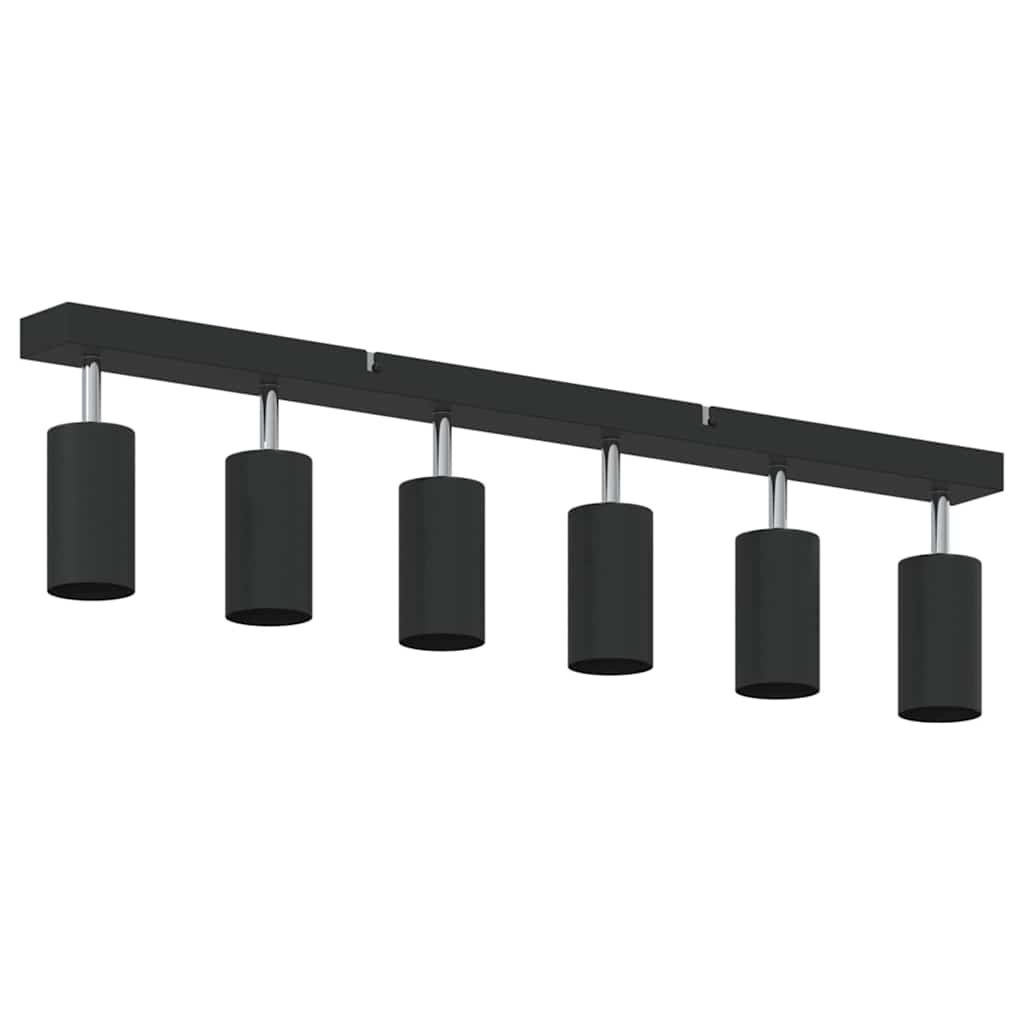 Plafondspot met schijnwerpers Zwart 73 x 5,5 x 16,5 cm Metaal
