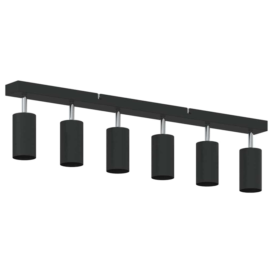 Plafondspot met schijnwerpers Zwart 73 x 5,5 x 16,5 cm Metaal