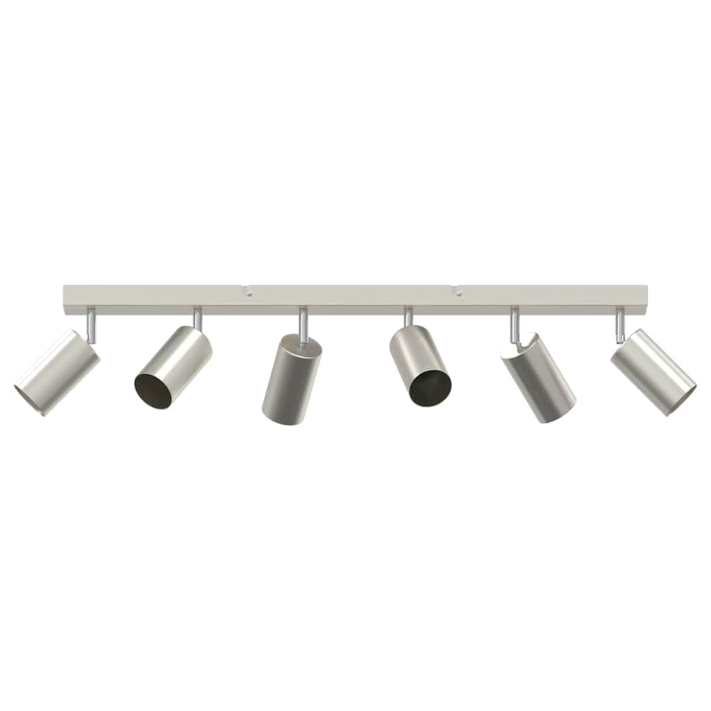 Plafondspot met schijnwerpers Nikkel 73 x 6 x 16 cm Metaal