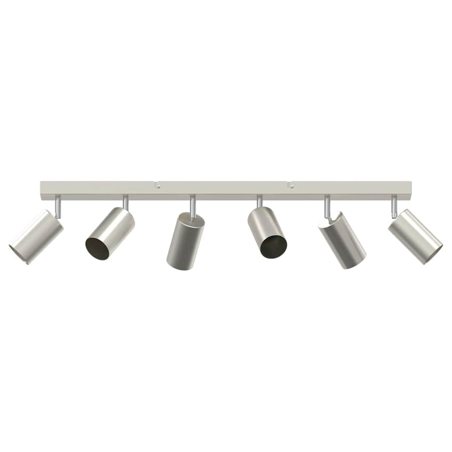 Plafondspot met schijnwerpers Nikkel 73 x 6 x 16 cm Metaal
