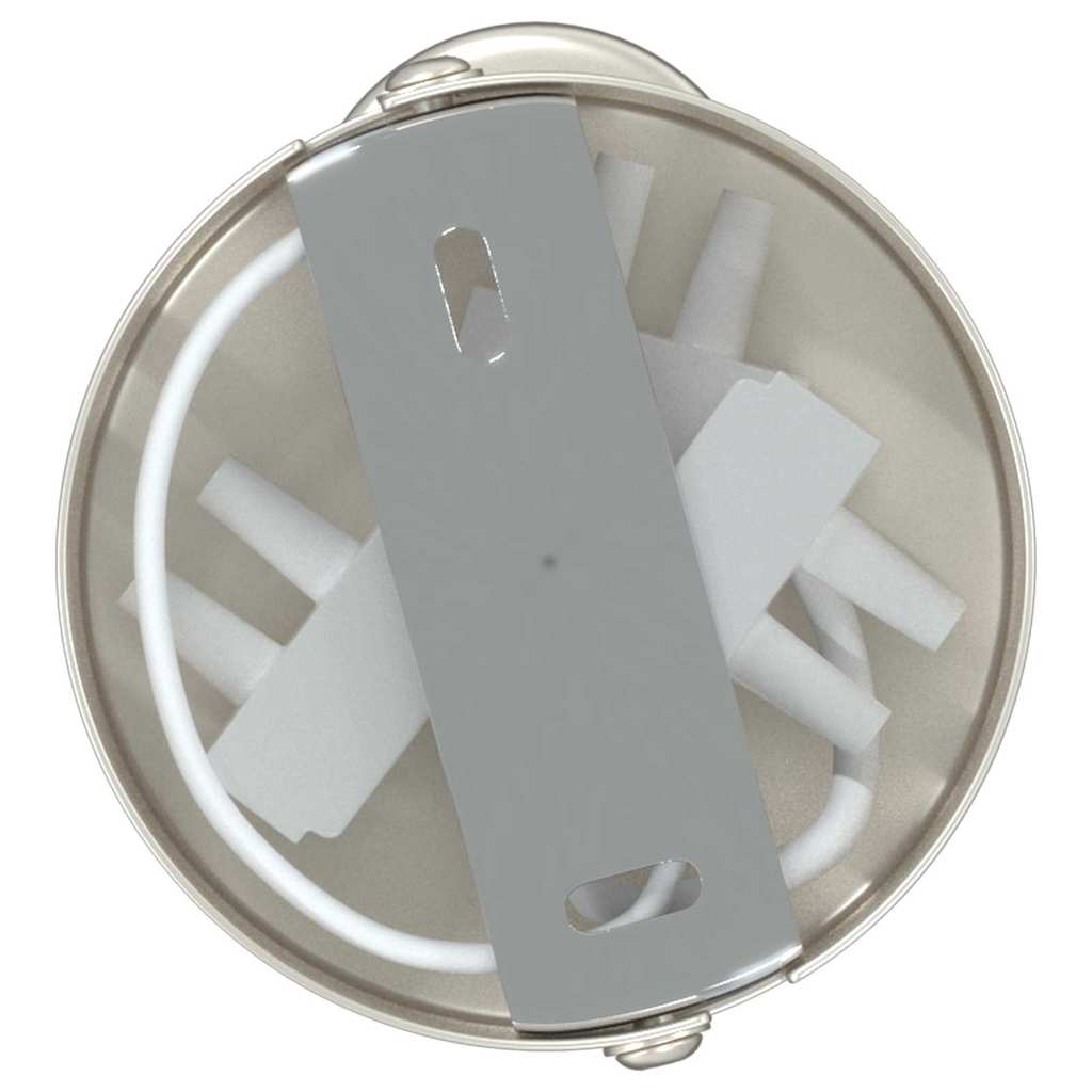 Plafondspot met schijnwerpers Nikkel 8 x 8 x 10,5 cm Staal