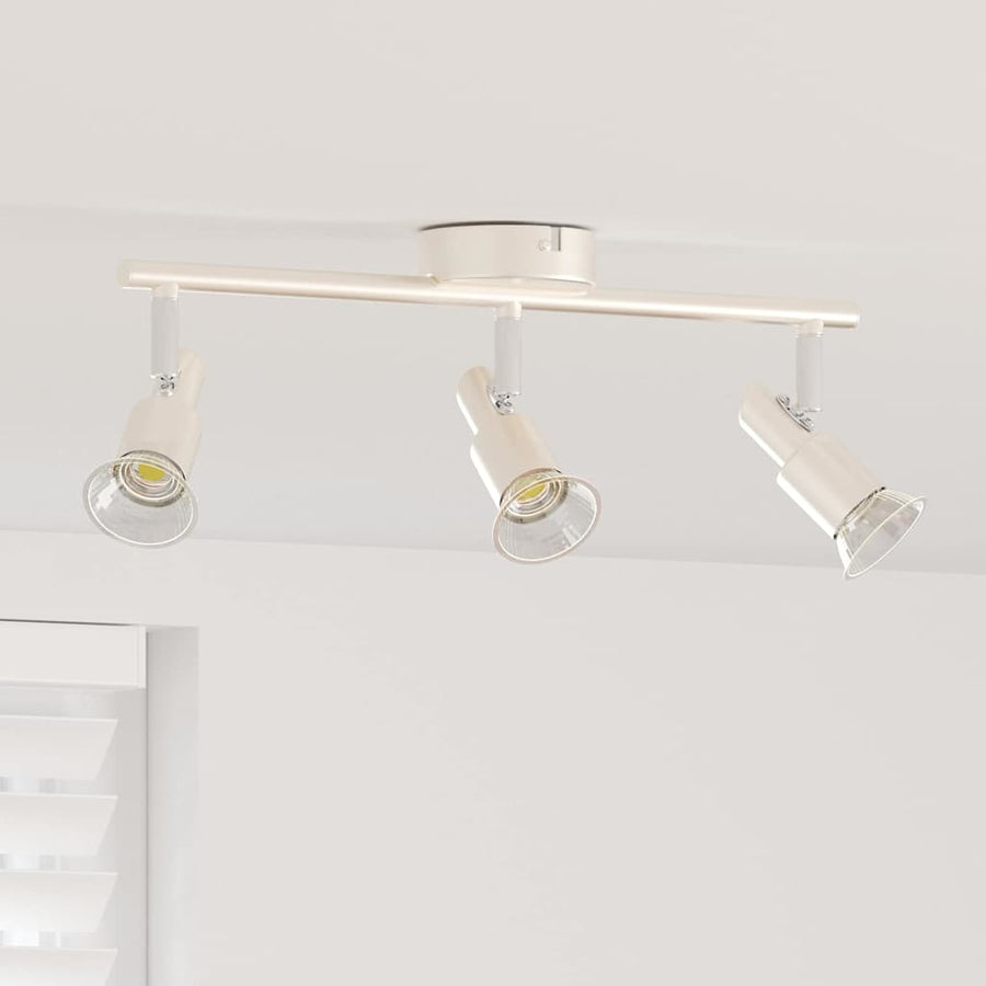 Plafondspot met schijnwerpers Nikkel 39 x 10,5 x 10,5 cm Staal