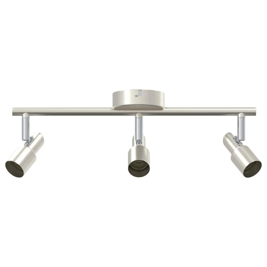 Plafondspot met schijnwerpers Nikkel 39 x 10,5 x 10,5 cm Staal