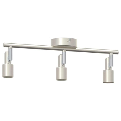 Plafondspot met schijnwerpers Nikkel 39 x 10,5 x 10,5 cm Staal