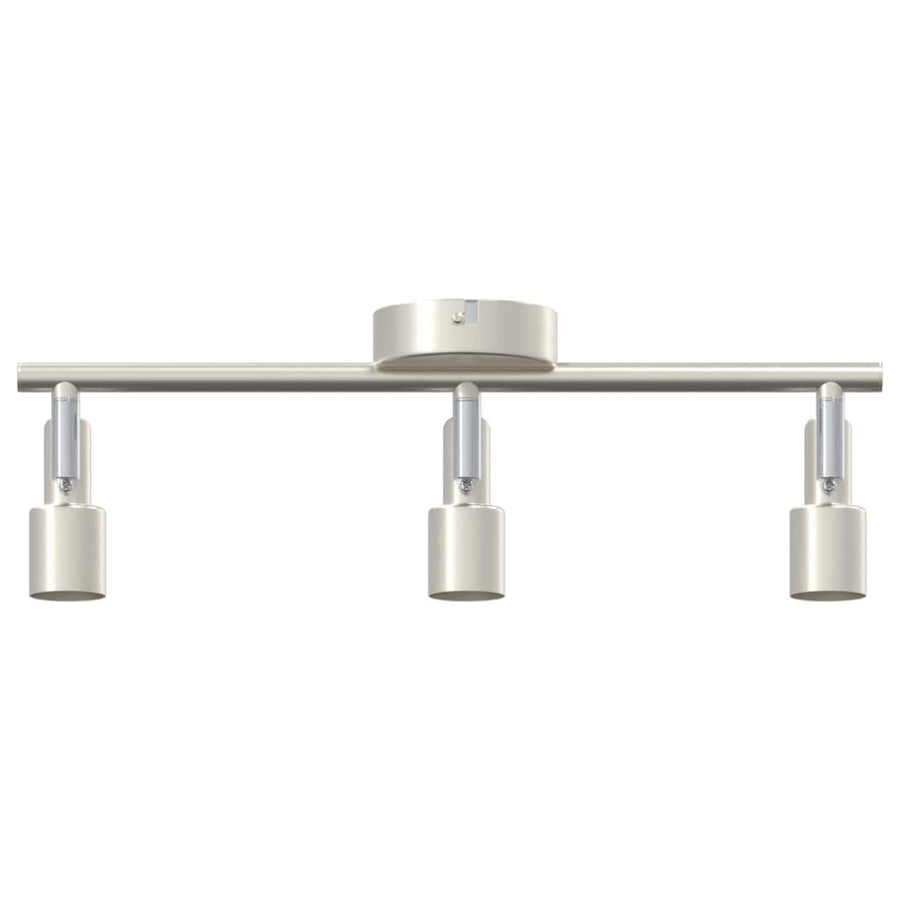 Plafondspot met schijnwerpers Nikkel 39 x 10,5 x 10,5 cm Staal