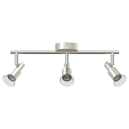 Plafondspot met schijnwerpers Nikkel 39 x 10,5 x 10,5 cm Staal