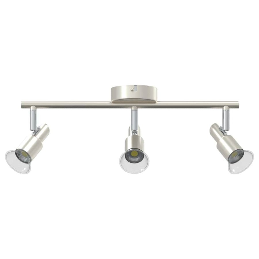 Plafondspot met schijnwerpers Nikkel 39 x 10,5 x 10,5 cm Staal