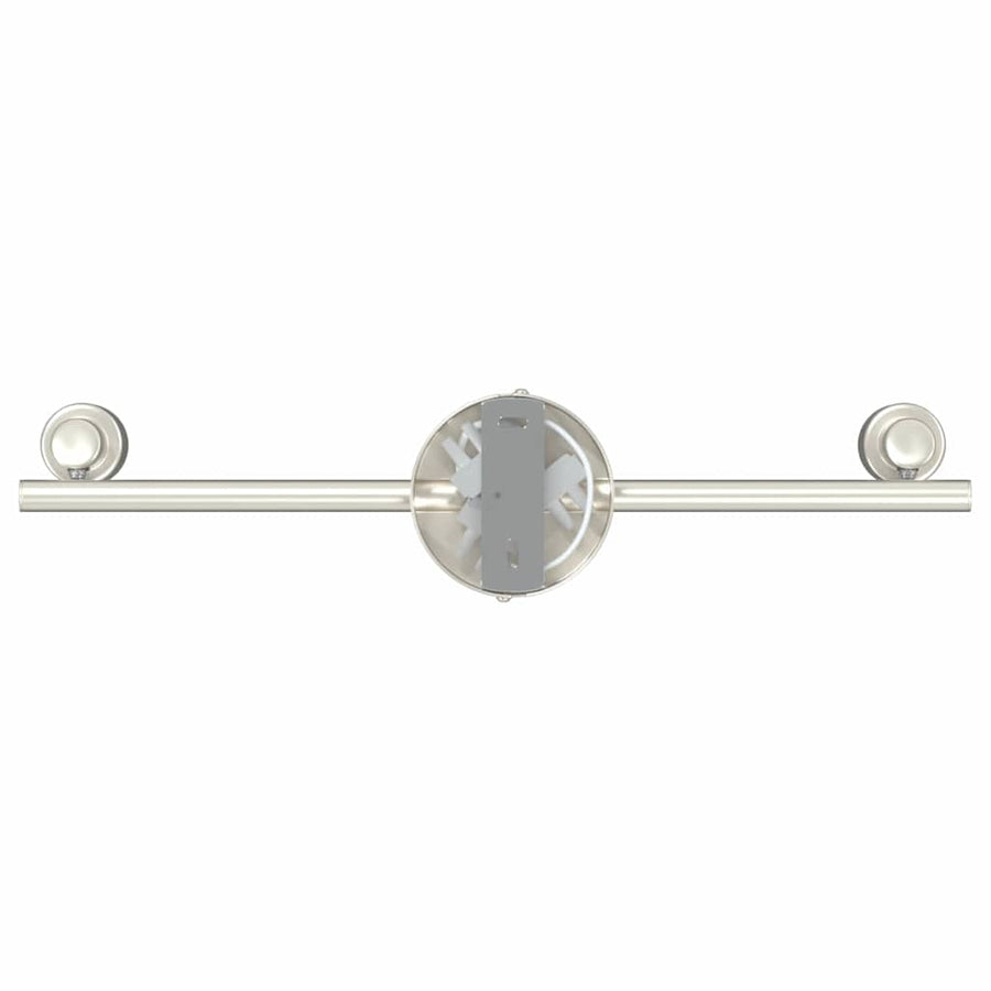 Plafondspot met schijnwerpers Nikkel 39 x 10,5 x 10,5 cm Staal