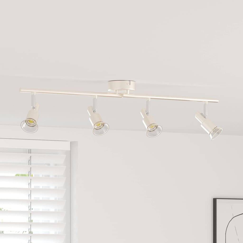 Plafondspot Met Schijnwerpers Nikkel 70 X 9 X 12,5 Cm Staal 4
