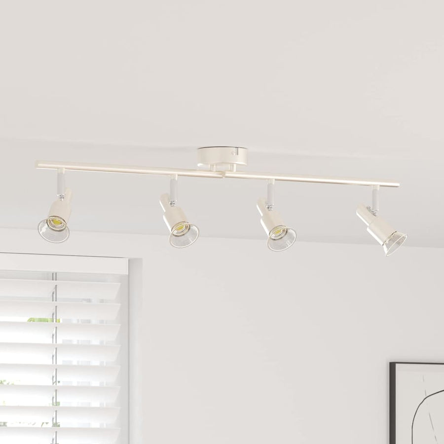 Plafondspot Met Schijnwerpers Nikkel 70 X 9 X 12,5 Cm Staal 4