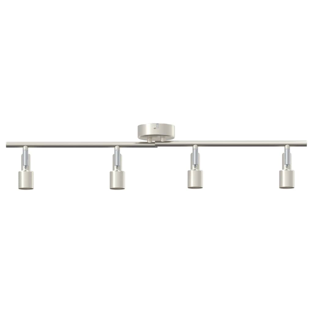 Plafondspot Met Schijnwerpers Nikkel 70 X 9 X 12,5 Cm Staal 4