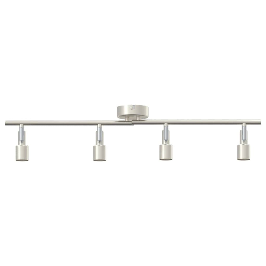 Plafondspot Met Schijnwerpers Nikkel 70 X 9 X 12,5 Cm Staal 4