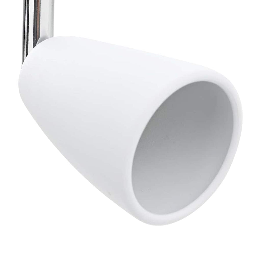 Plafondspot met schijnwerpers Wit 25.5 x 8 x 16 cm Metaal
