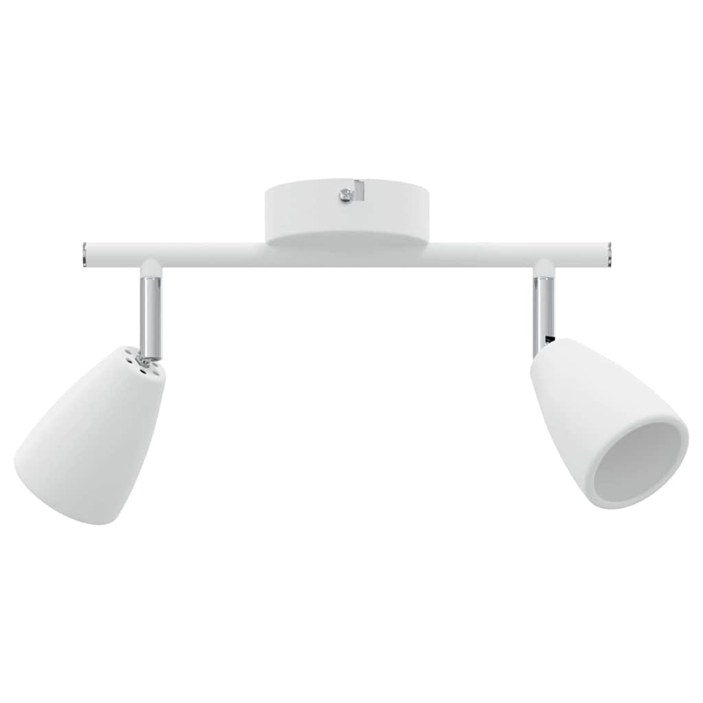 Plafondspot met schijnwerpers Wit 25.5 x 8 x 16 cm Metaal