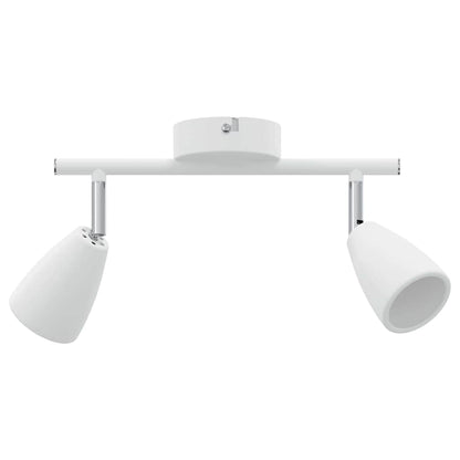 Plafondspot met schijnwerpers Wit 25.5 x 8 x 16 cm Metaal