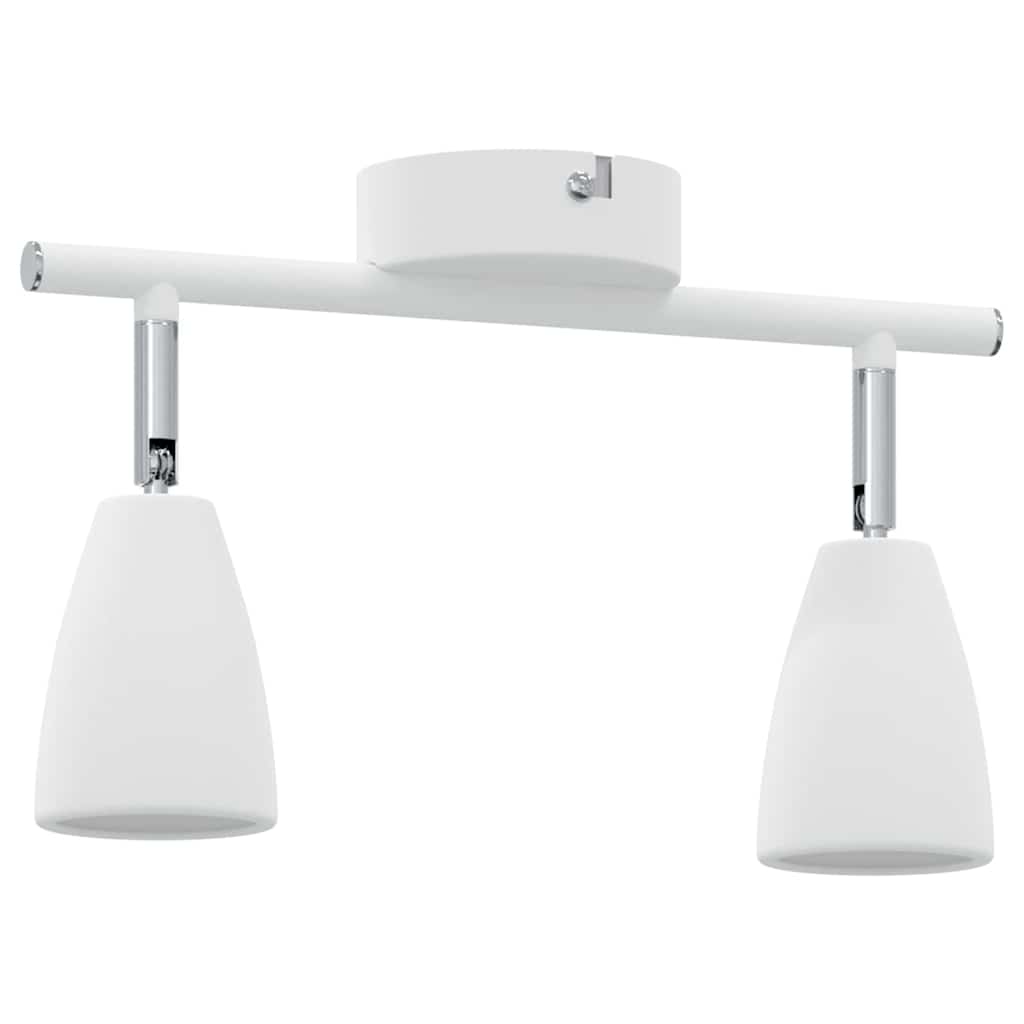 Plafondspot met schijnwerpers Wit 25.5 x 8 x 16 cm Metaal