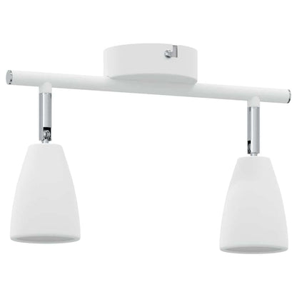 Plafondspot met schijnwerpers Wit 25.5 x 8 x 16 cm Metaal