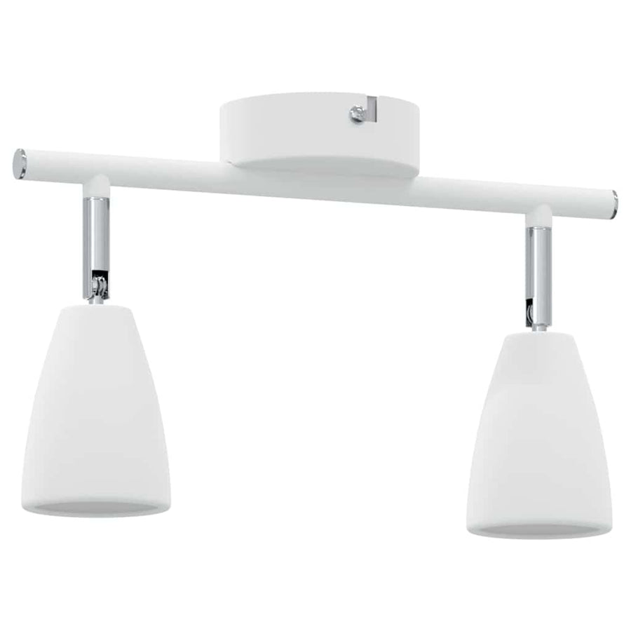 Plafondspot met schijnwerpers Wit 25.5 x 8 x 16 cm Metaal