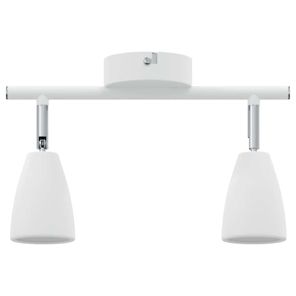 Plafondspot met schijnwerpers Wit 25.5 x 8 x 16 cm Metaal