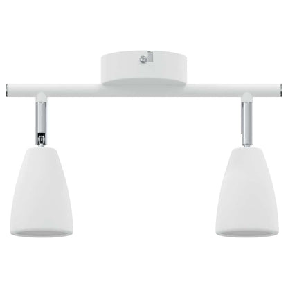 Plafondspot met schijnwerpers Wit 25.5 x 8 x 16 cm Metaal