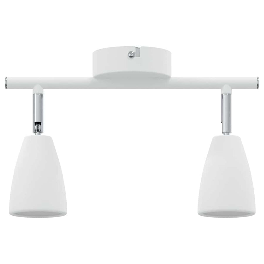 Plafondspot met schijnwerpers Wit 25.5 x 8 x 16 cm Metaal