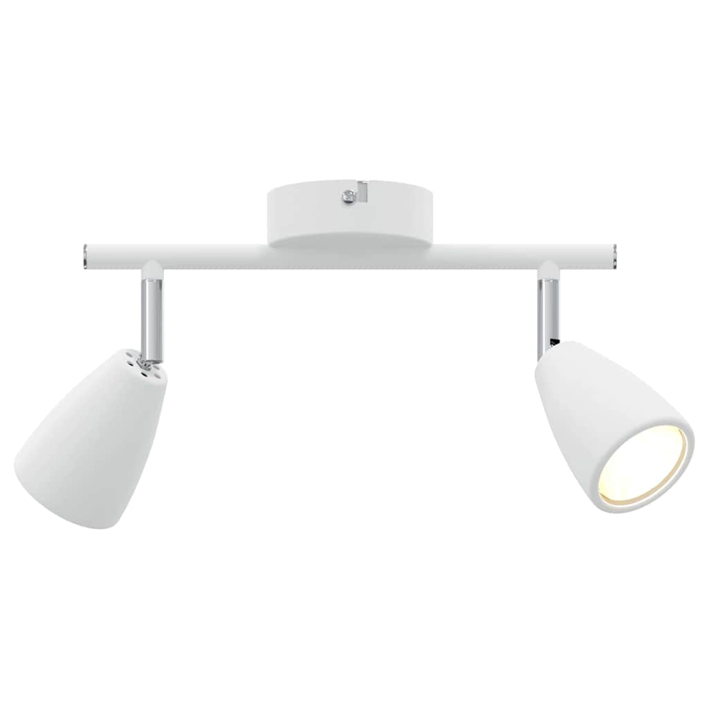 Plafondspot met schijnwerpers Wit 25.5 x 8 x 16 cm Metaal