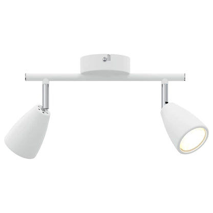 Plafondspot met schijnwerpers Wit 25.5 x 8 x 16 cm Metaal