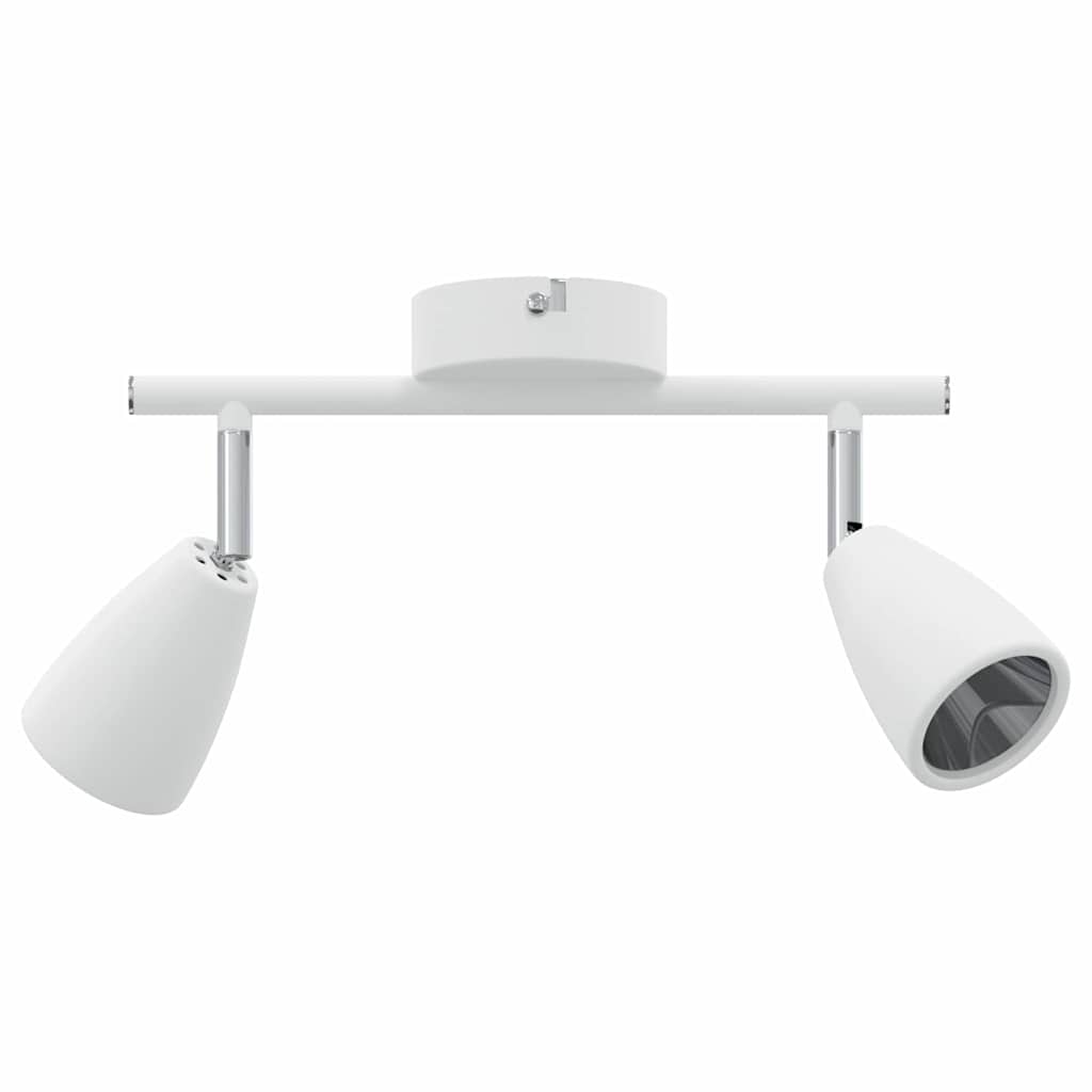 Plafondspot met schijnwerpers Wit 25.5 x 8 x 16 cm Metaal