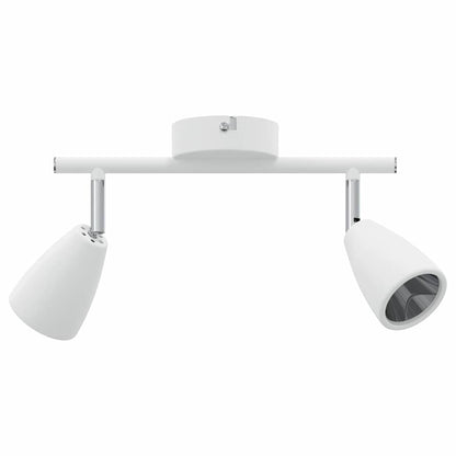 Plafondspot met schijnwerpers Wit 25.5 x 8 x 16 cm Metaal