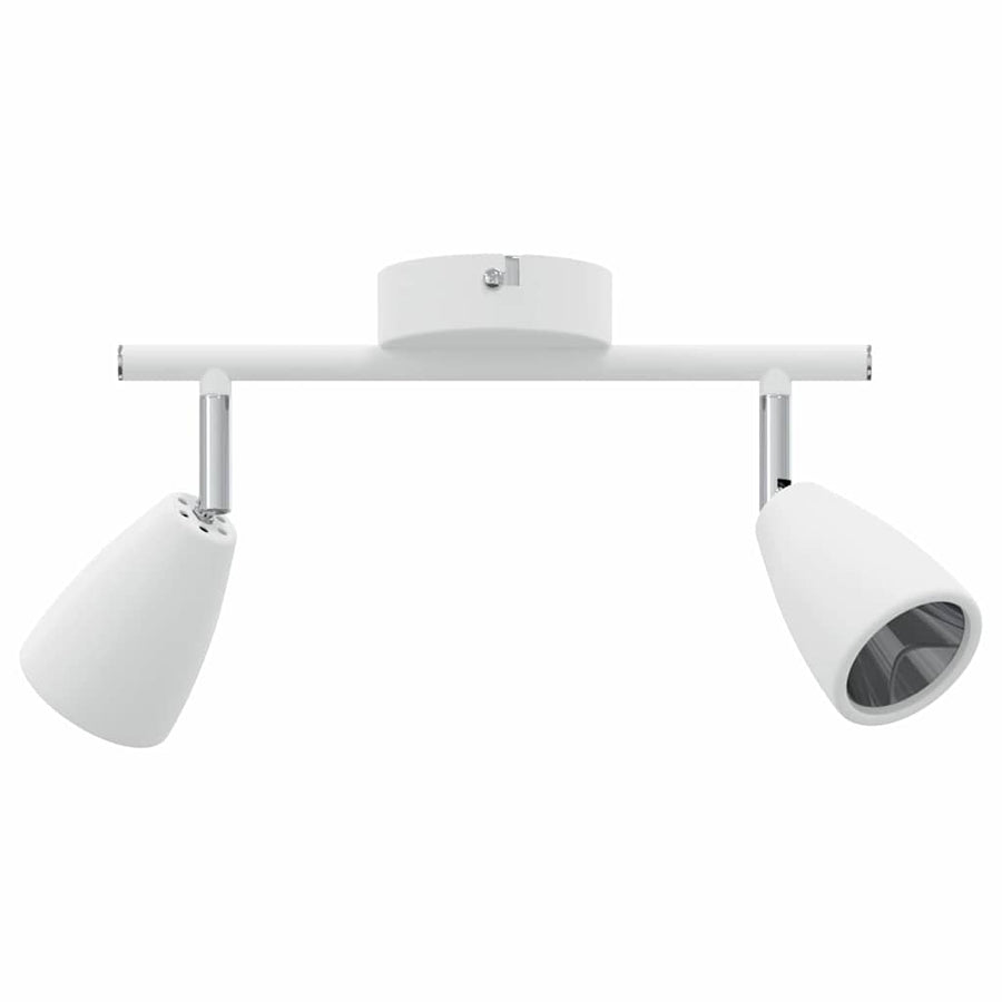 Plafondspot met schijnwerpers Wit 25.5 x 8 x 16 cm Metaal