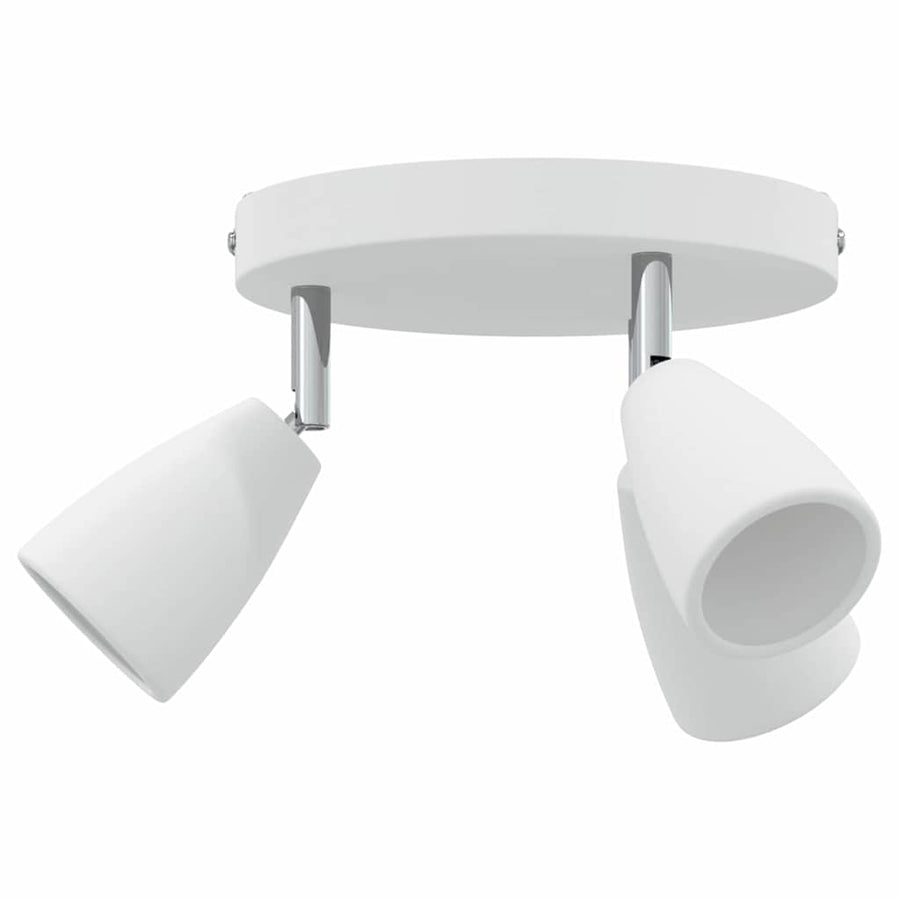 Plafondspot met schijnwerpers Wit 19 x 19 x 14,5 cm Metaal