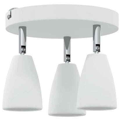 Plafondspot met schijnwerpers Wit 19 x 19 x 14,5 cm Metaal