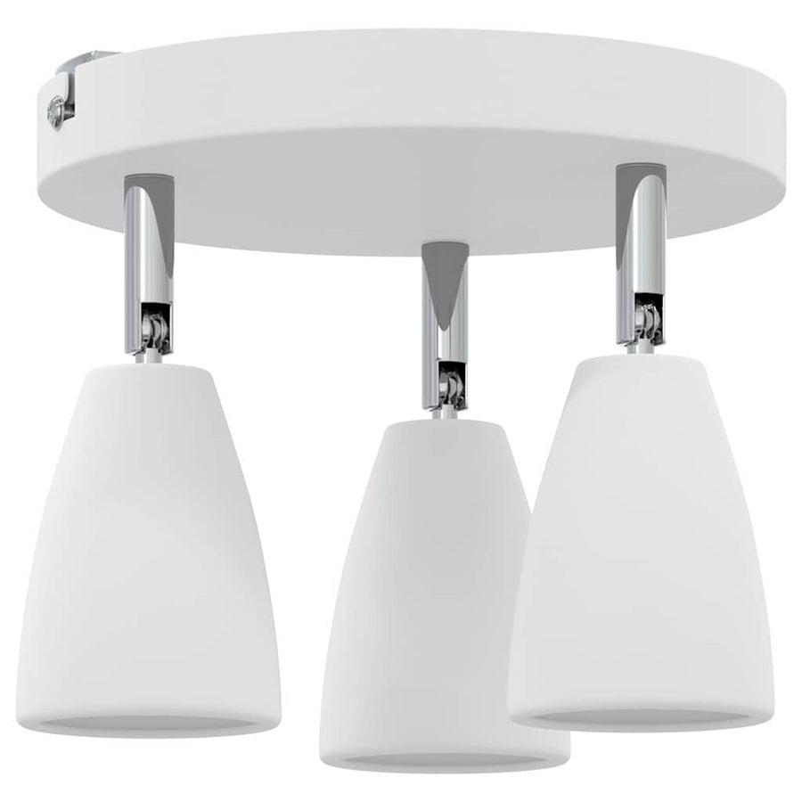 Plafondspot met schijnwerpers Wit 19 x 19 x 14,5 cm Metaal