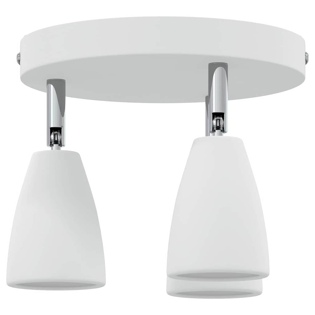 Plafondspot met schijnwerpers Wit 19 x 19 x 14,5 cm Metaal