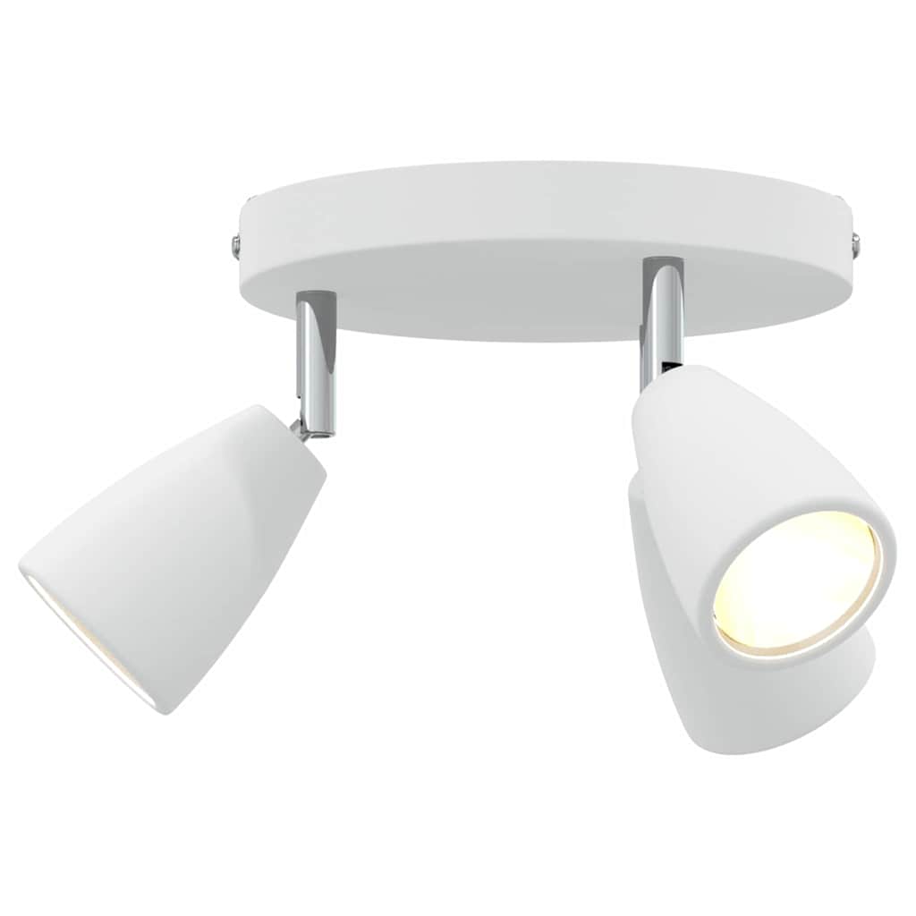 Plafondspot met schijnwerpers Wit 19 x 19 x 14,5 cm Metaal