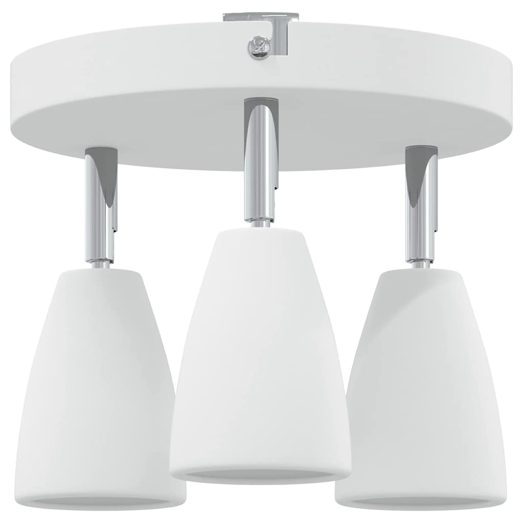Plafondspot met schijnwerpers Wit 19 x 19 x 14,5 cm Metaal