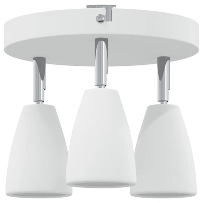 Plafondspot met schijnwerpers Wit 19 x 19 x 14,5 cm Metaal
