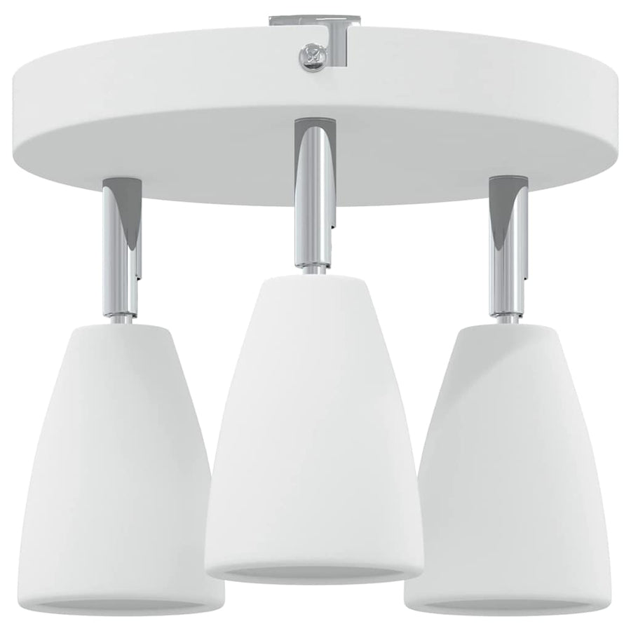 Plafondspot met schijnwerpers Wit 19 x 19 x 14,5 cm Metaal