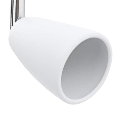 Plafondspot met schijnwerpers Wit 25.5 x 8 x 16 cm Metaal