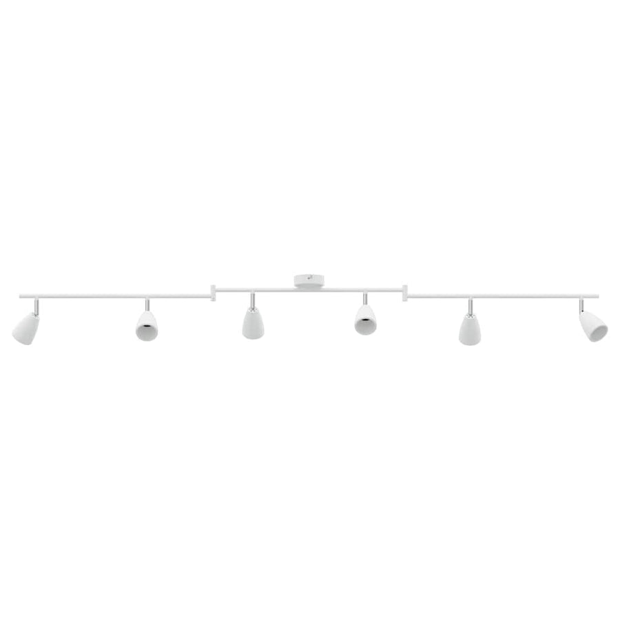 Plafondspot met schijnwerpers Wit 25.5 x 8 x 16 cm Metaal