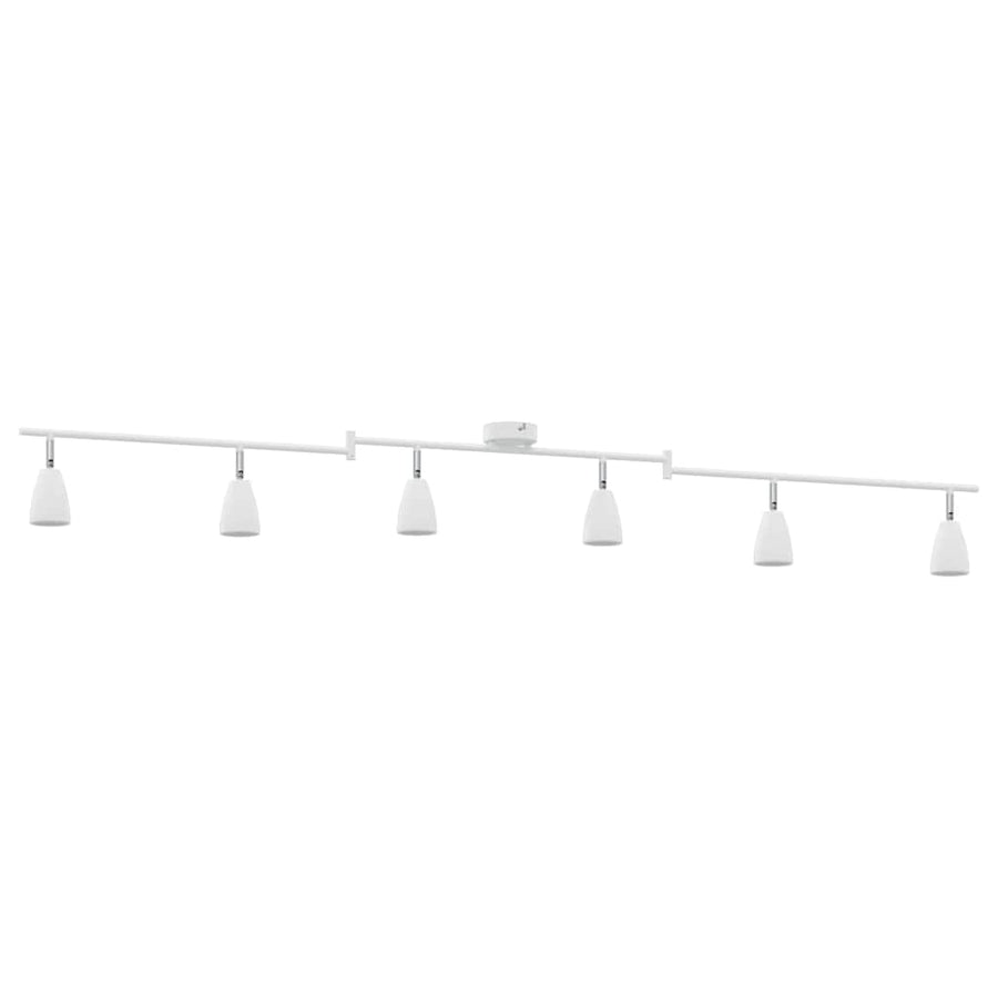 Plafondspot met schijnwerpers Wit 25.5 x 8 x 16 cm Metaal