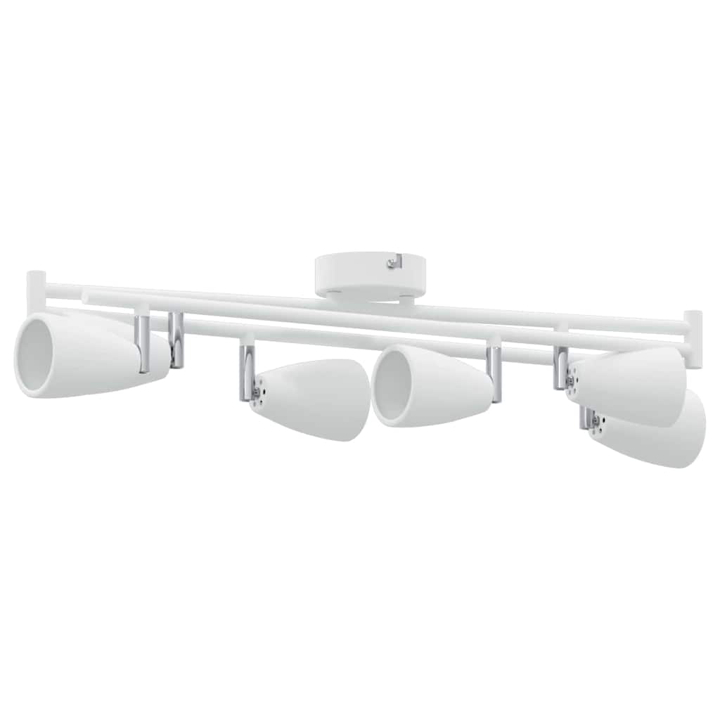 Plafondspot met schijnwerpers Wit 25.5 x 8 x 16 cm Metaal
