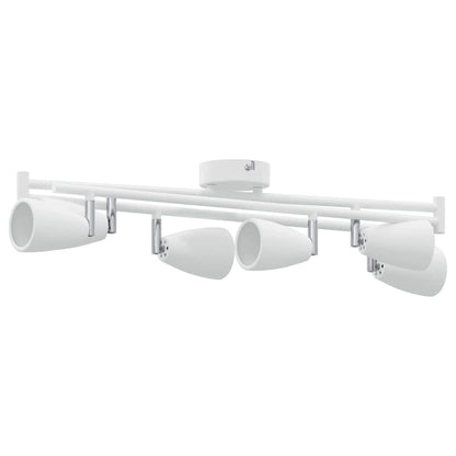 Plafondspot met schijnwerpers Wit 25.5 x 8 x 16 cm Metaal