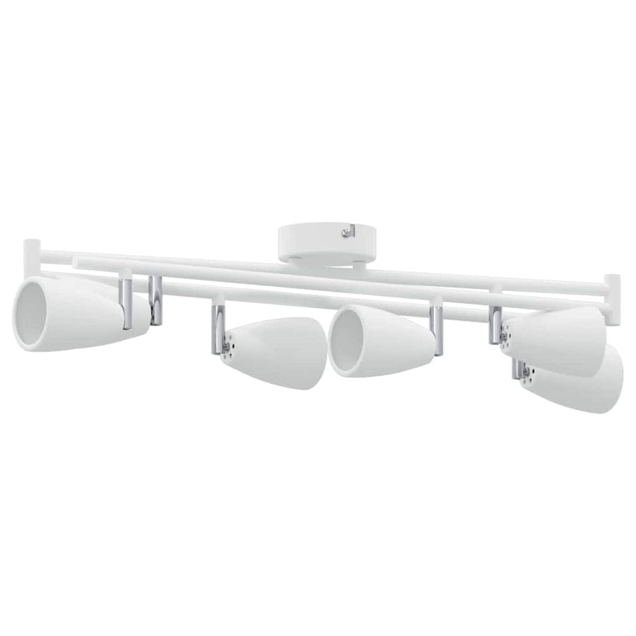 Plafondspot met schijnwerpers Wit 25.5 x 8 x 16 cm Metaal
