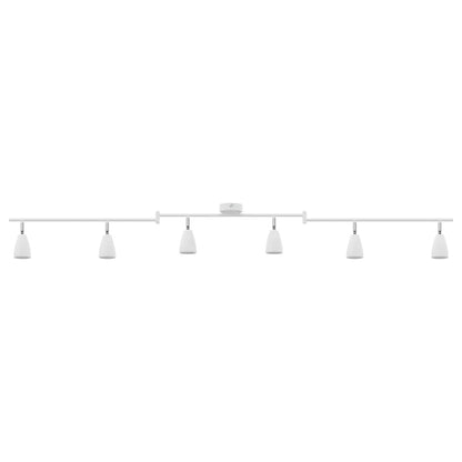 Plafondspot met schijnwerpers Wit 25.5 x 8 x 16 cm Metaal
