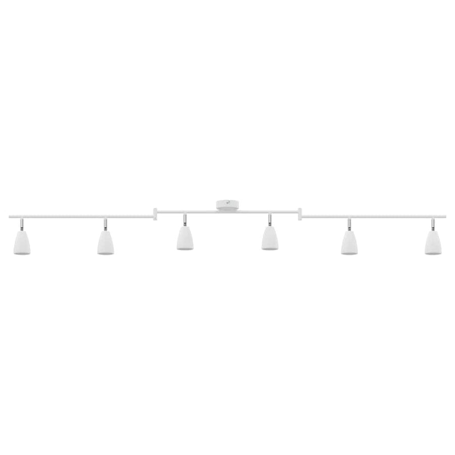 Plafondspot met schijnwerpers Wit 25.5 x 8 x 16 cm Metaal