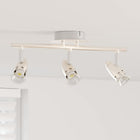Ceiling spotlight with spotlights Nickel 36.5 x 10 x 12.5 cm Metal