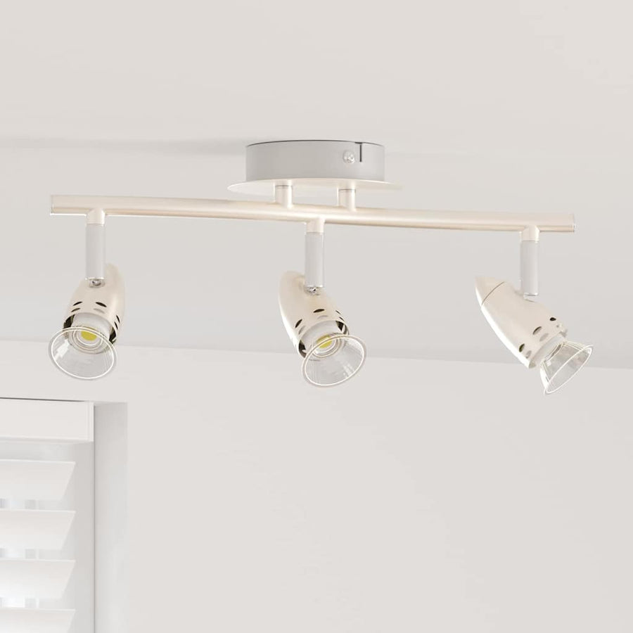Plafondspot met schijnwerpers Nikkel 36,5 x 10 x 12,5 cm Metaal